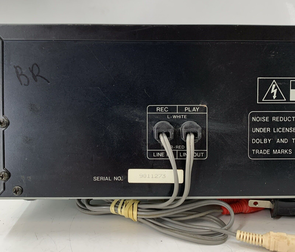 Vector Research VCX-325 Double Cassette Deck AS-IS EB-16365