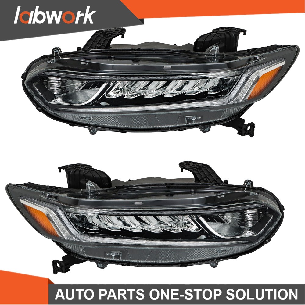 Labwork Halogen w/LED DRL Headlight For Honda Accord 2018-2020 Left&Right Side