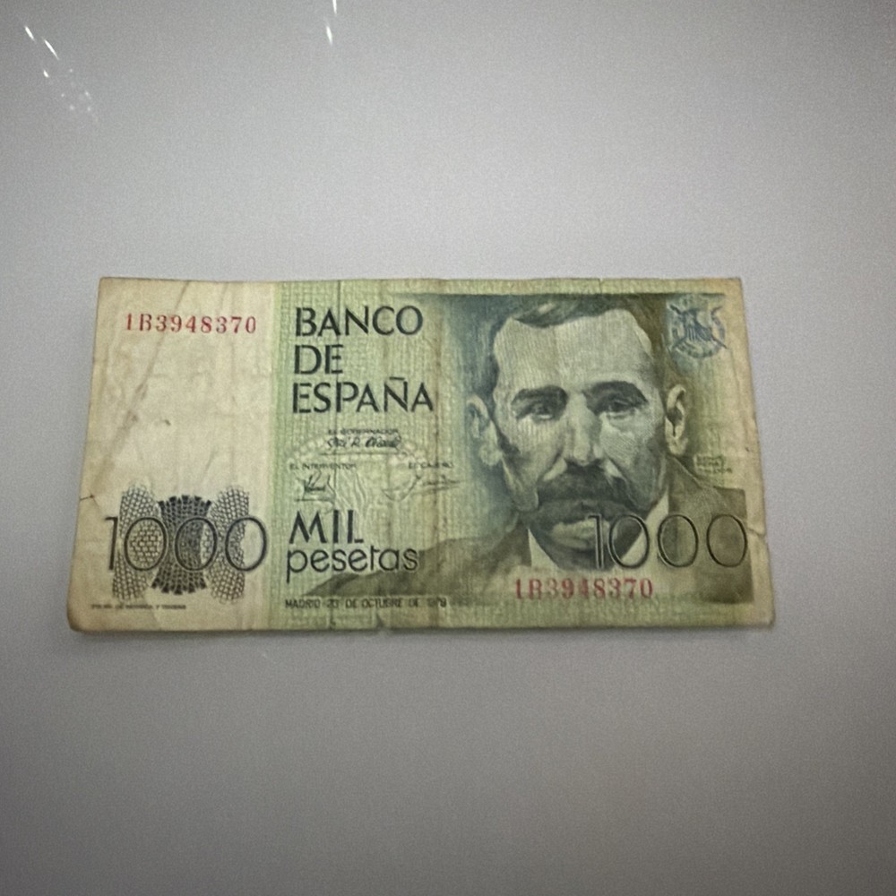 Soain’s 1000 Pesetas 1979