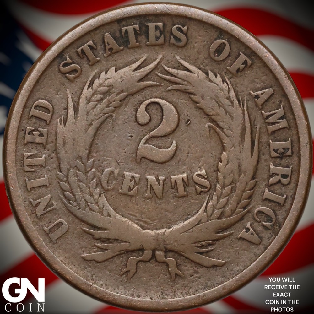 1864 2 Cent Piece B0381