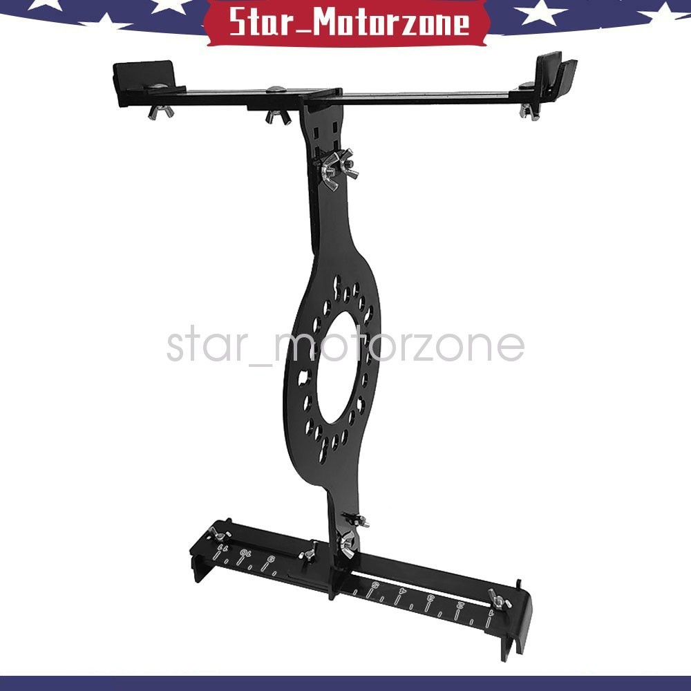 Wheel Fitment Simulator Tool, Tire Size Fit Test Measuring Mockup, 5-Lug Pattern