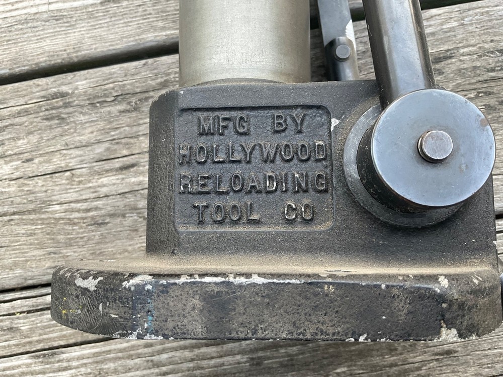 Vtg Hollywood Senior Reloading Tool Single Stage Press