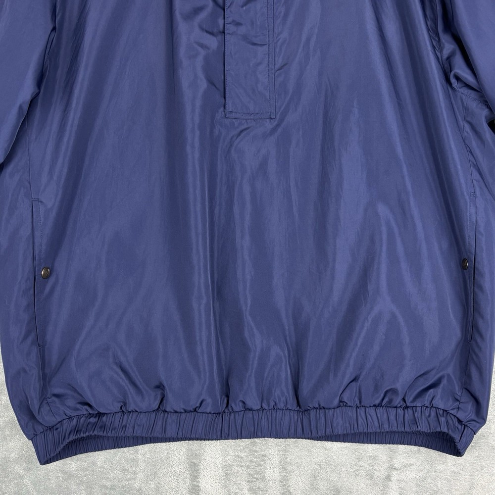 FootJoy DryJoys Jacket Men XL Blue Golf Pullover 1/2 Zip Windbreaker Performance