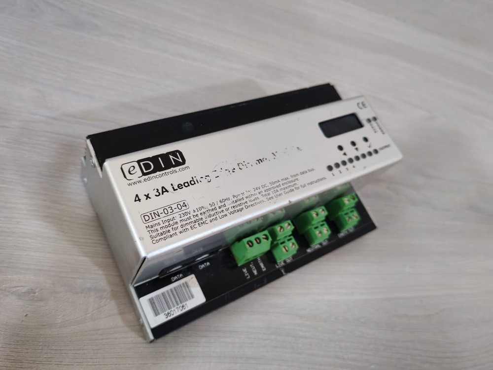 eDIN DIN-03-04 | 4 X 3A LEADING EDGE DIMMER MODULE