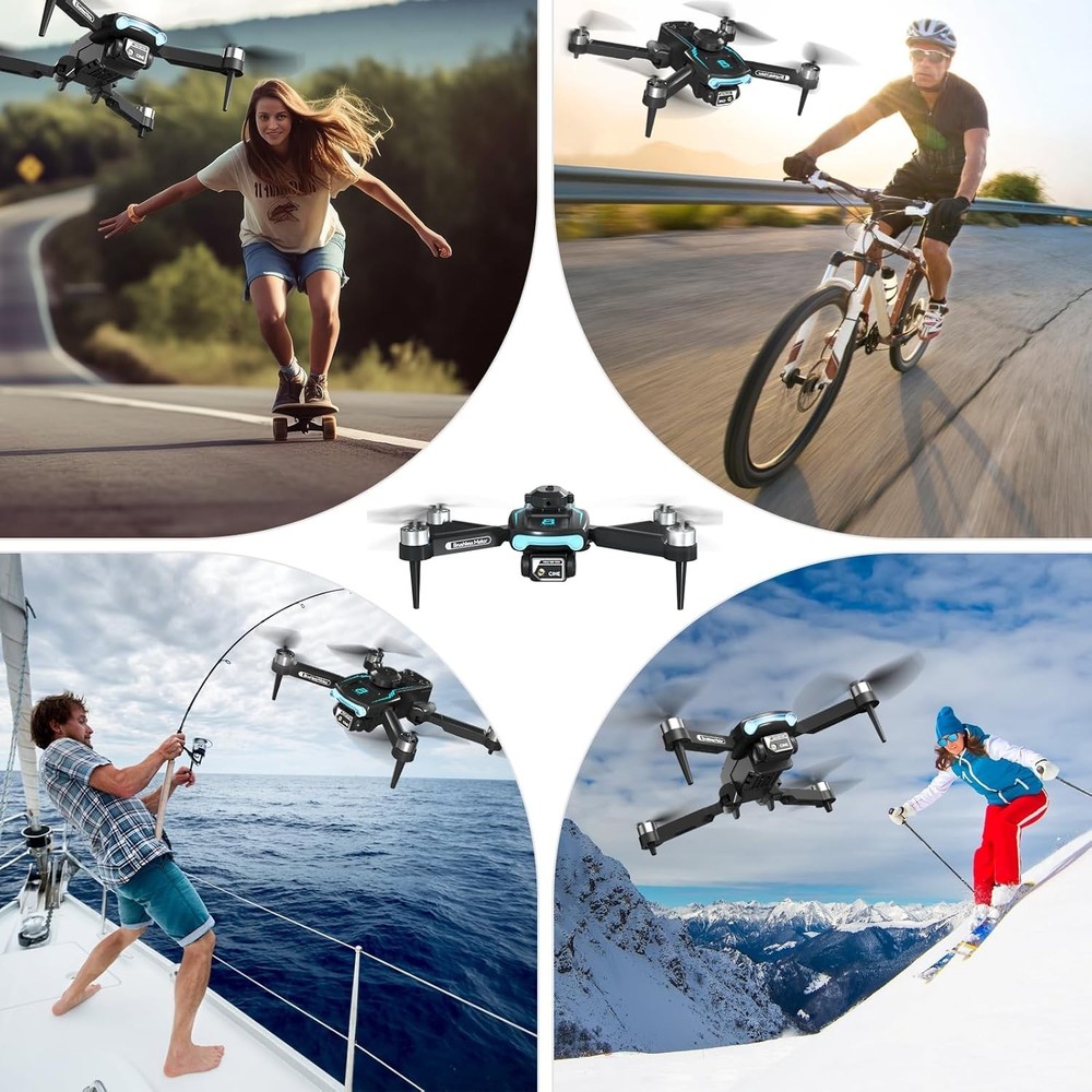 Drone with Camera 1080P HD Foldable Quadcopter 50 Min Flight Obstacle Avoidance
