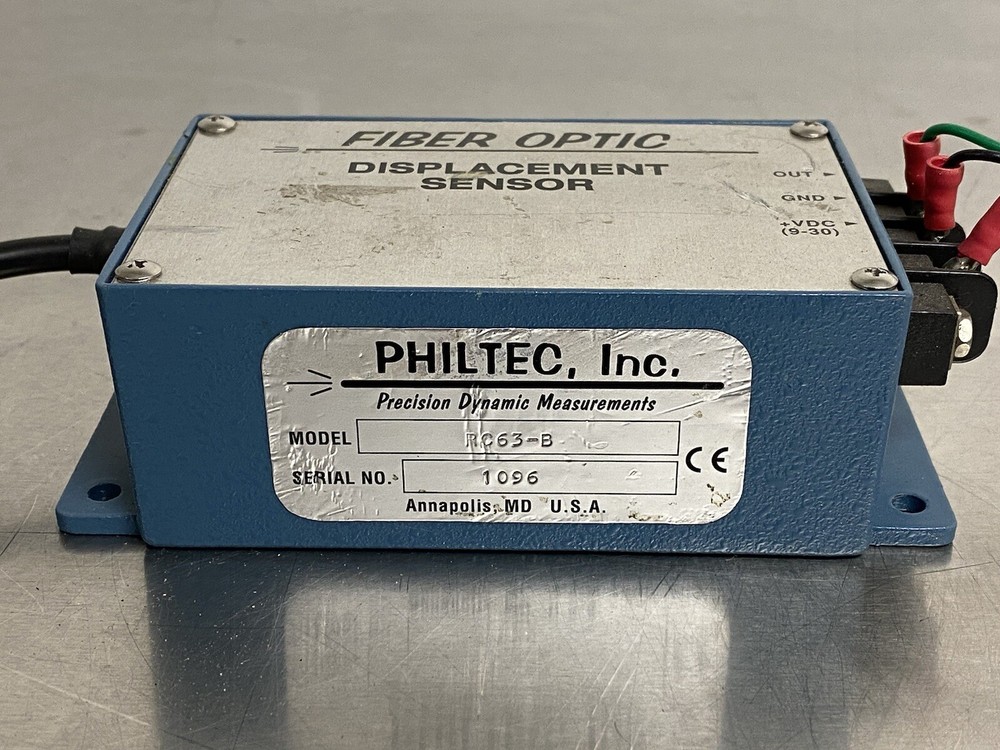 Philtec Fiber Optic Displacement Sensor RC63-B Pre-owned