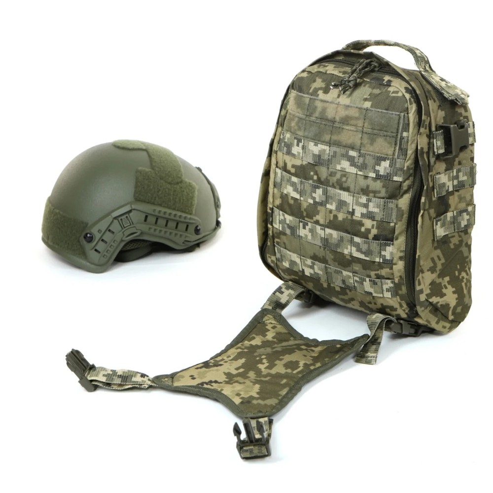 Modular Tactical Backpack 6L MM-14 Pixel MOLLE Vest Mount Organizer Panels