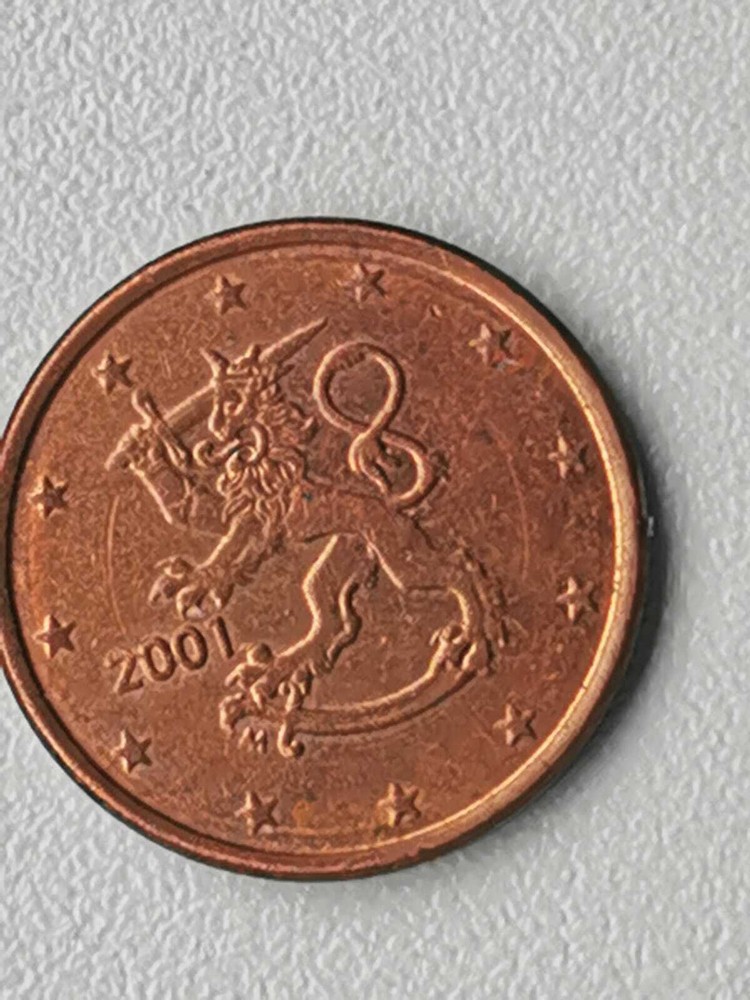 0,05 Euro CENT Finland Error
