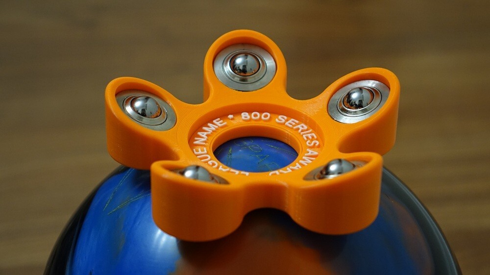 NEW VERSION Bowling Ball Rotating Cup Stand V.1.0 - Personalized