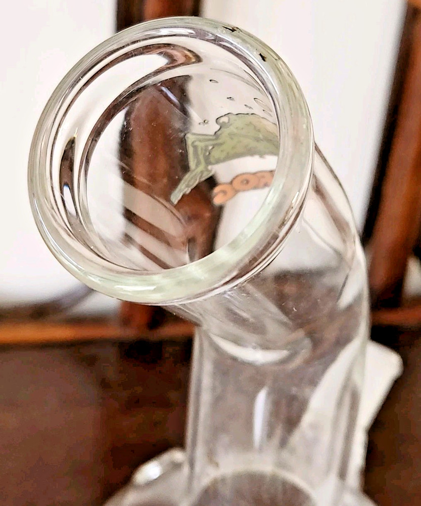 Vintage Glass BULLFROG Frog Height 23 Cm Toad
