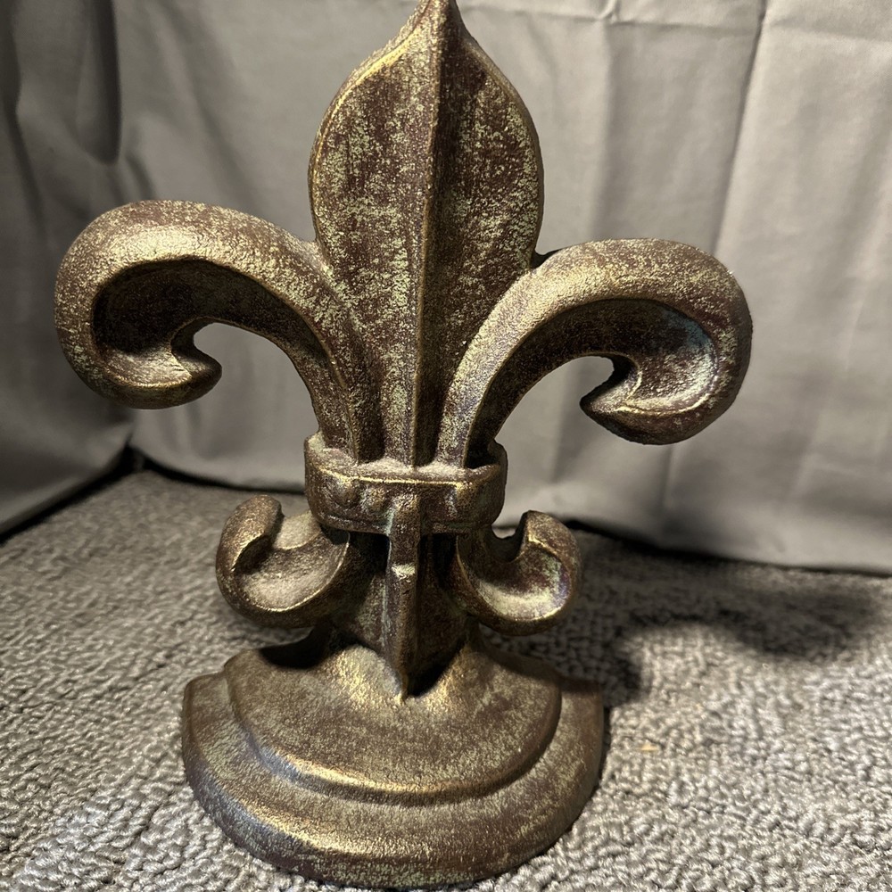 Iron Fleur de Lis Door Stop