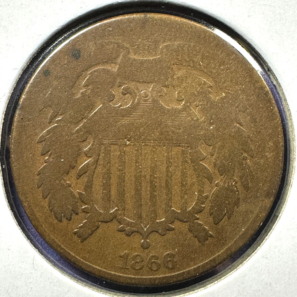 1866 2C Two Cent Piece (88013)