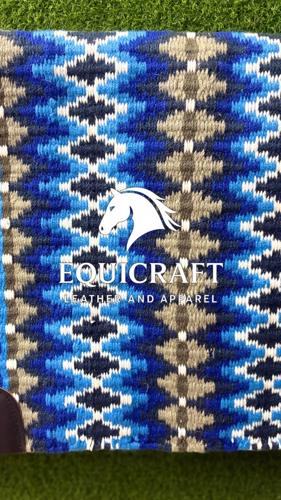 Western Show Saddle Blanket | Handwoven 100% NZ Wool Pad All Sizes