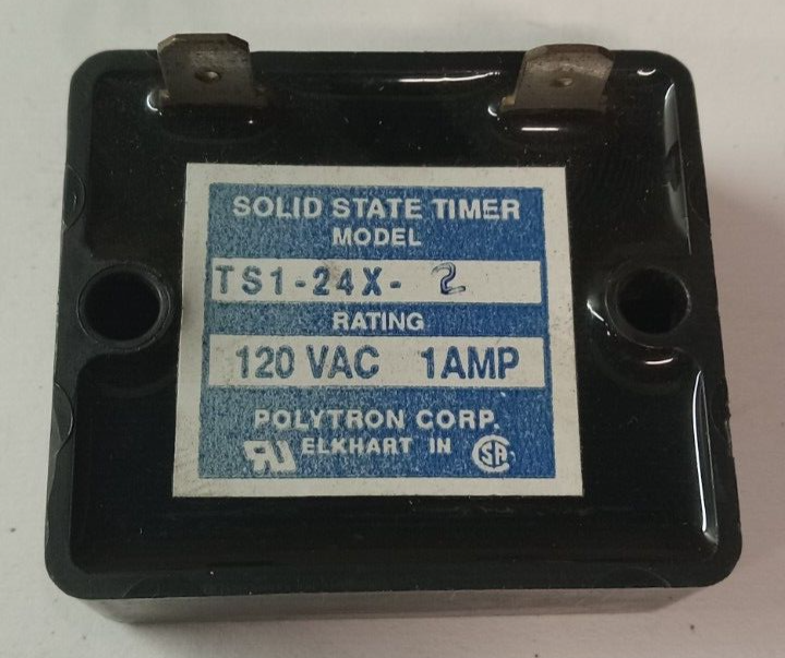 NEW POLYTRON CORP SOLID STATE TIMER 120 VAC 1 AMP TS1-24X-2