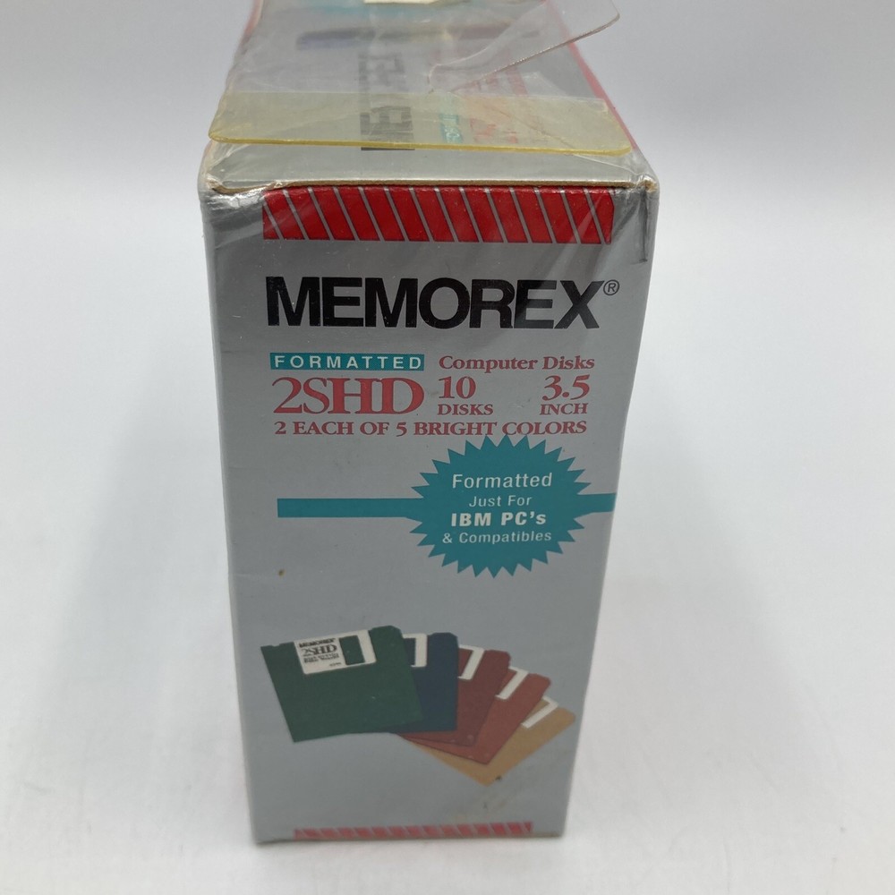 Memorex Computer Disks Formatted 2SHD 10 Pack