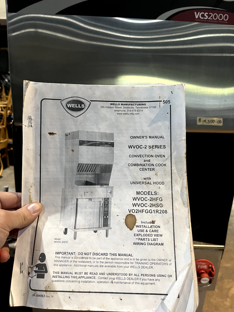 Wells Ventless Cooking System VCS2000