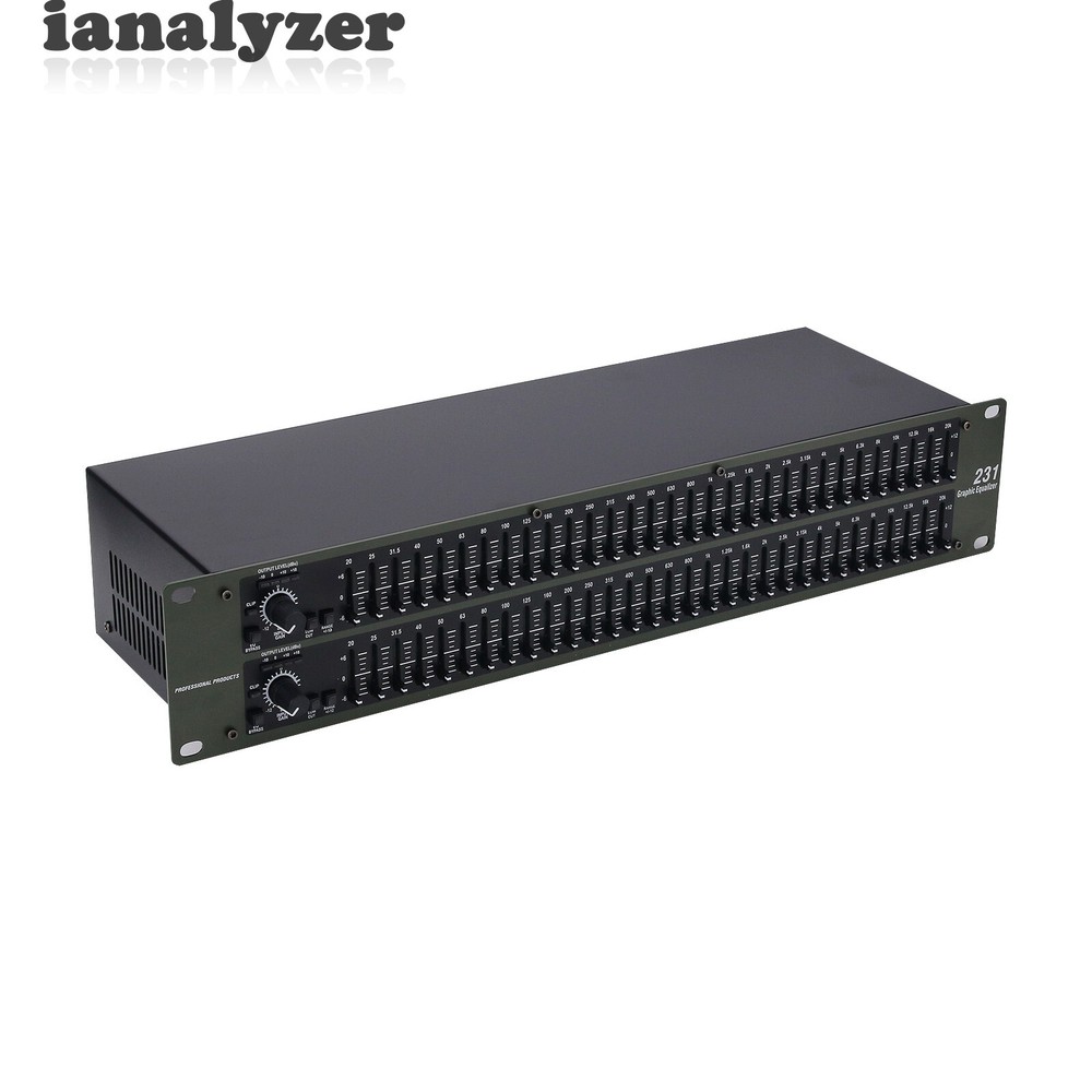 231 Dual 31 Segment Equalizer Professional Equalizer for Home KTV