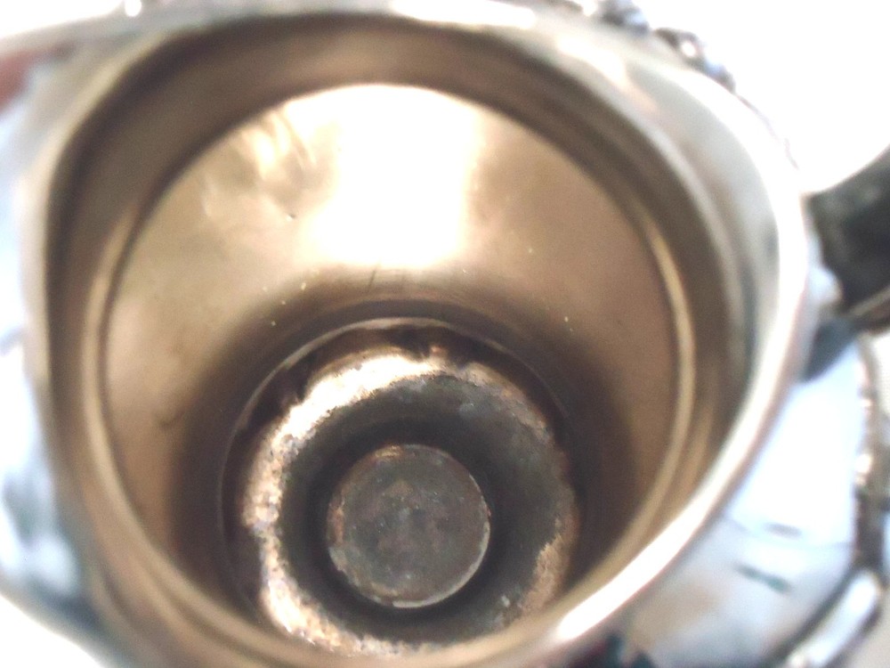 DERBY SILVER CO QUADRUPLE PLATE POT