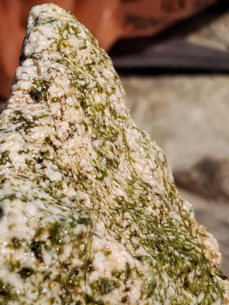 Epidote Specimen Rough Specimen Crystalized