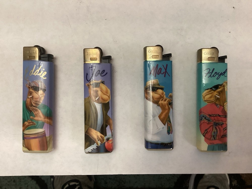 4 CAMEL LIGHTERS