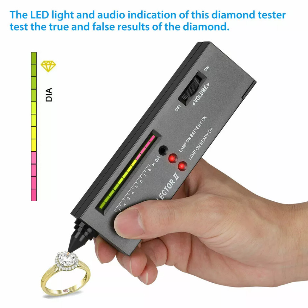 Gold Silver Diamond Tester Selector Gemstone Testing Kit Digital Electronic Tool