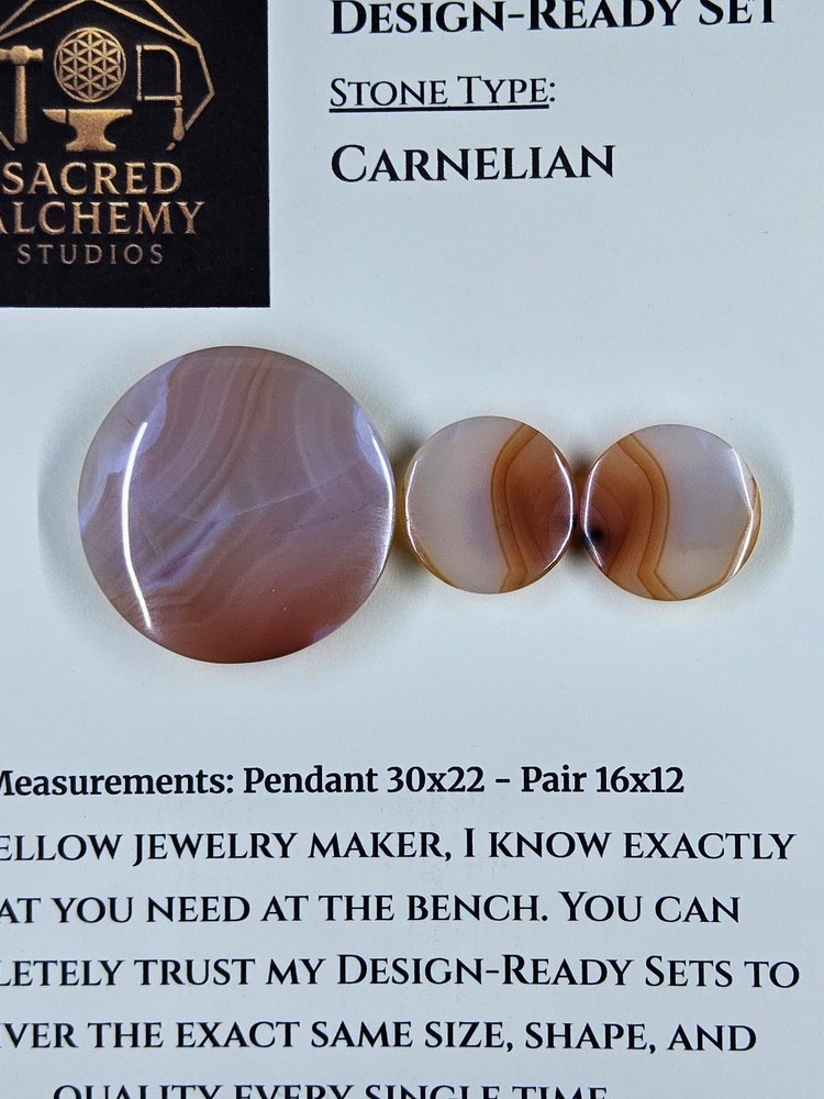 Circle Shape - Carnelian - Design-Ready Set