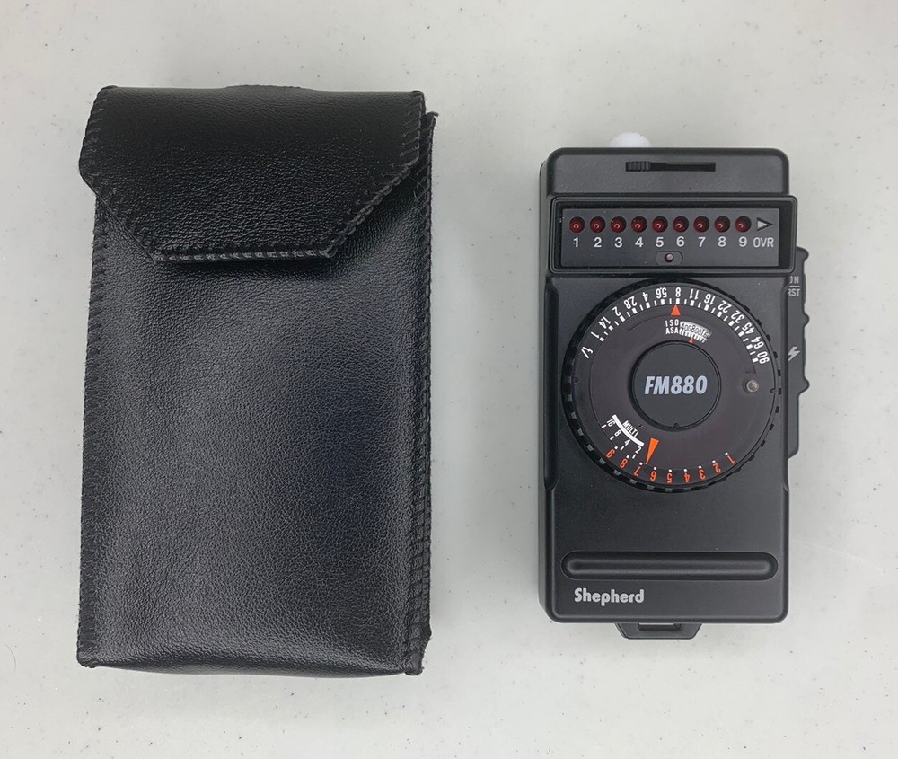 Shepherd FM880 Electronic Camera Flash Meter with Softcase Case - Untested