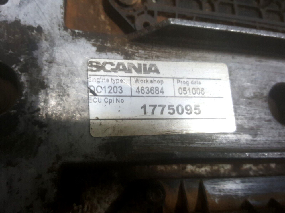 SCANIA ENGINE CONTROL UNIT ECU CORE -ENG TYPE DC1203, 1775095 ( NOT WORKING )