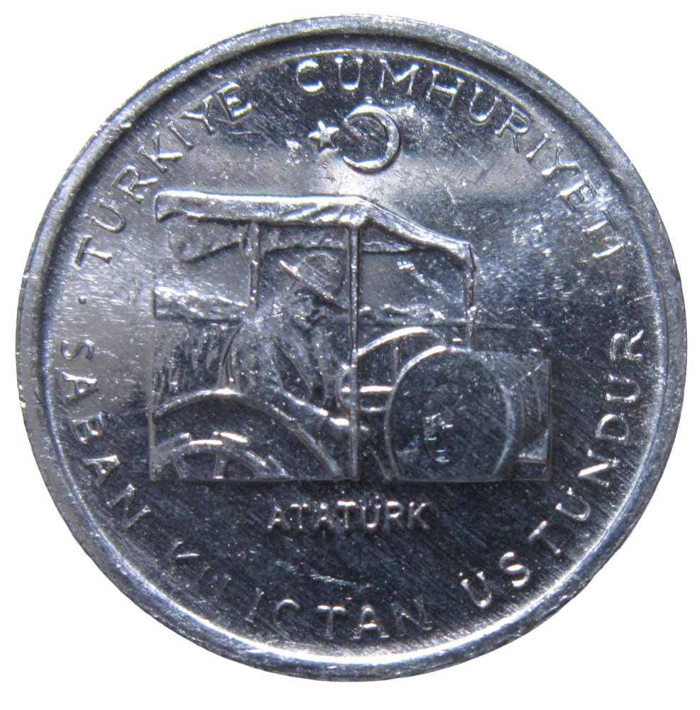 TURKEY. 10 KURUS, 1975 F.A.O. UNCIRCULATED.