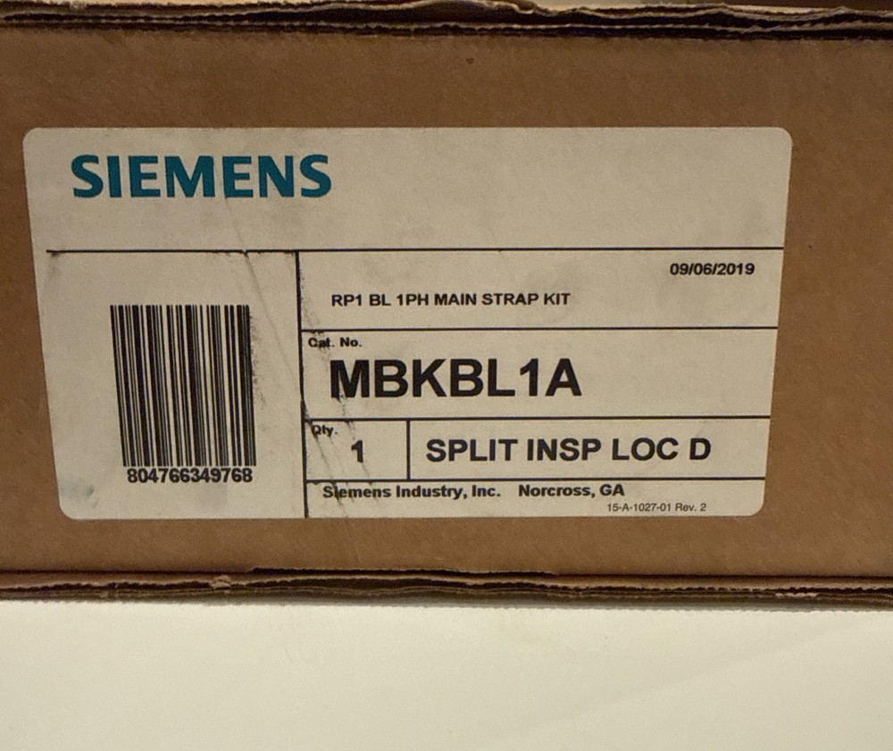 Siemens MBKBL1A BL 1PH  Main Strap Kit