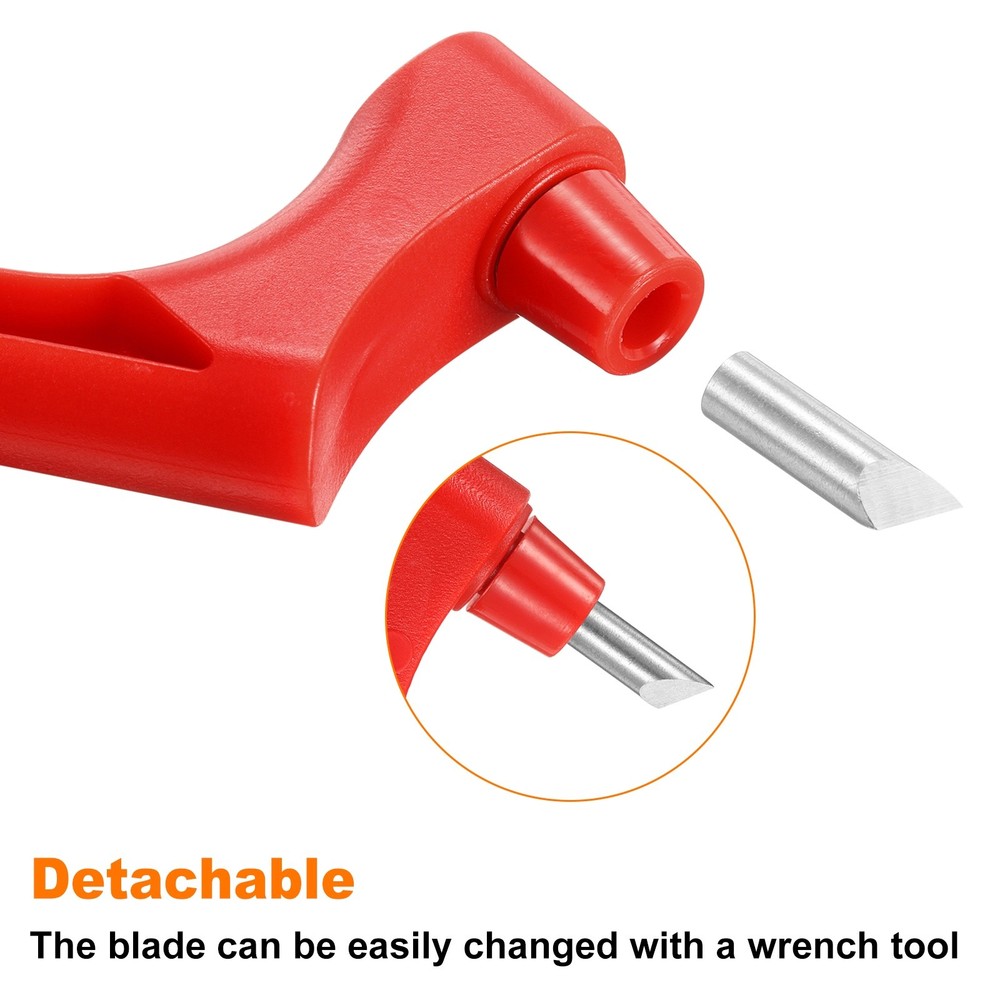 Craft Cutting Tools 30 Degree Blades 360° Rotating Blade, Red