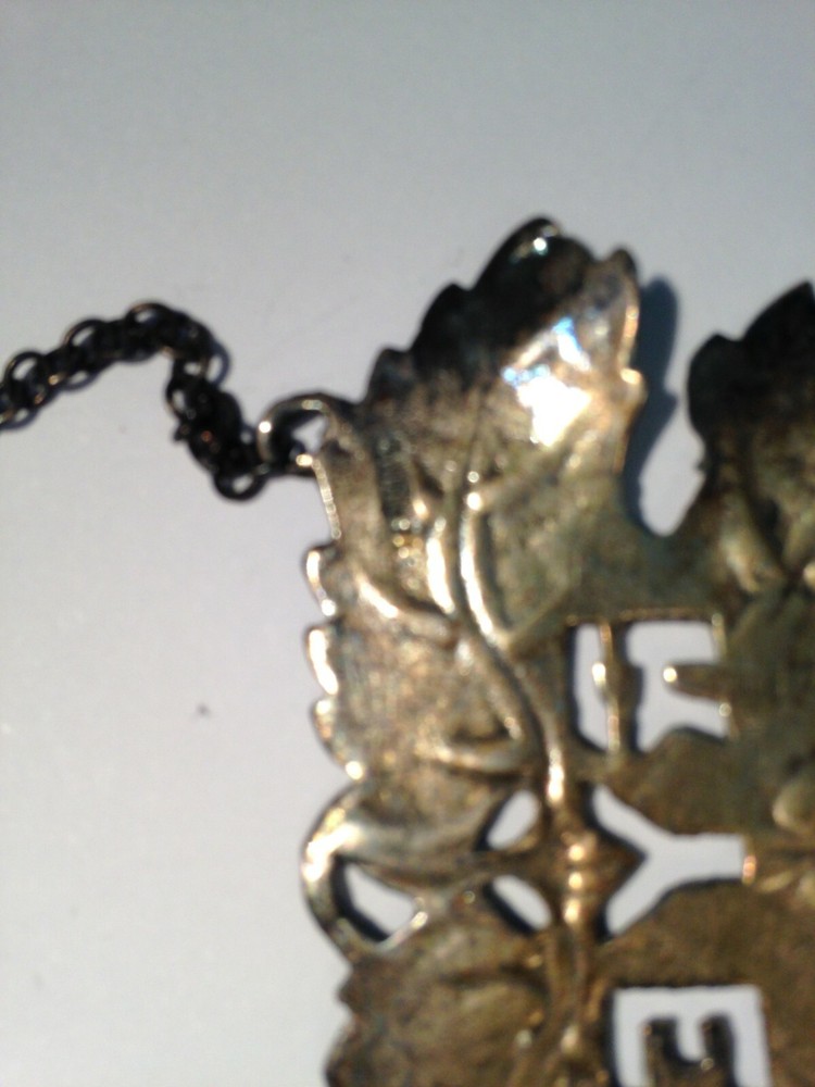 RYE Sterling Silver Decanter Tag