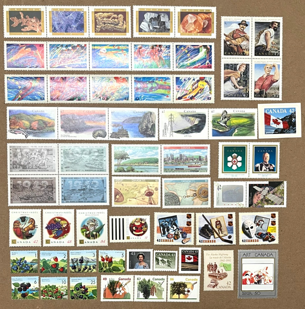 Canada Stamp - Complete Set of 1992 Issues