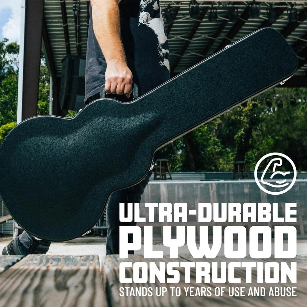 Les Paul Guitar Case with Accessory Compartment