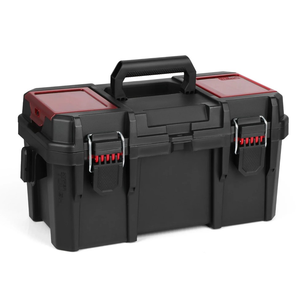 Hyper Tough 16" Toolbox Heavy Duty Resin Tool Box w Organizer