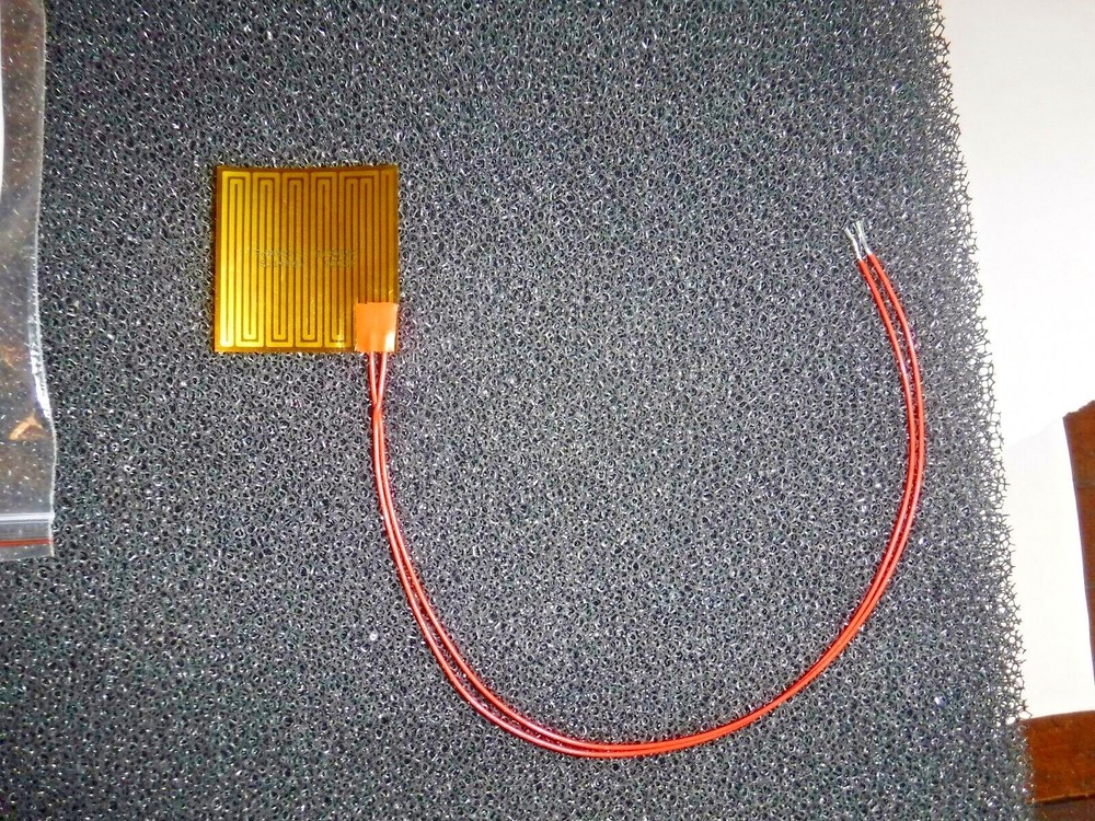 3CDD6 Polyimide Flex Heater, Elec, 1.4A, 28V (T)