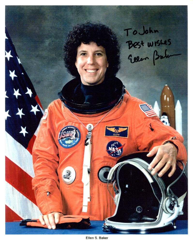 Astronaut Ellen S. Baker Signed Photo