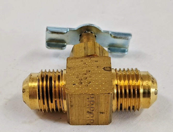 Parker 3/8 Flare Needle Valve Brass