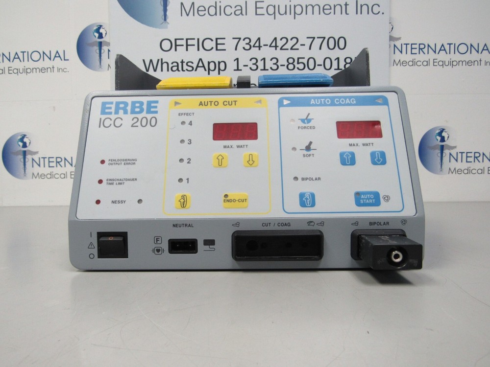 Erbe ICC 200 ESU Electrosurgical with Footswitch