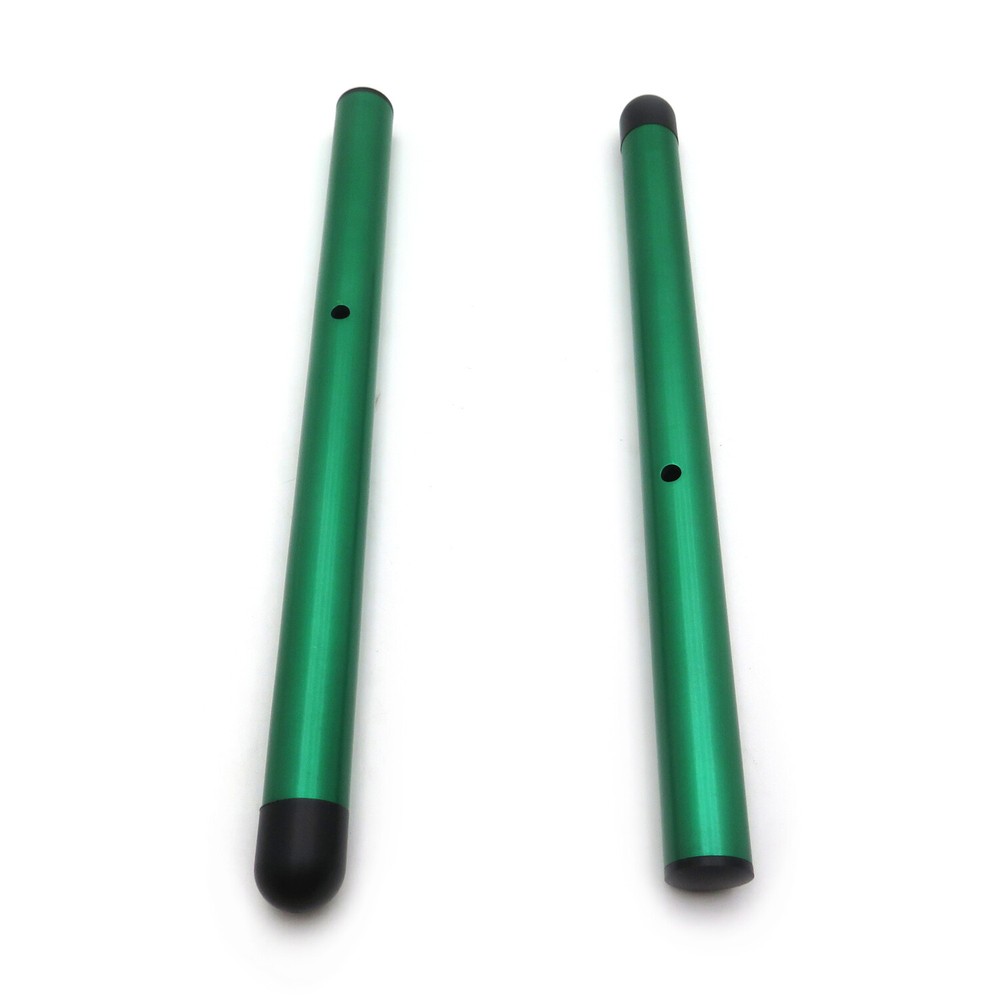 2pcs Handlebars Clip-on 7/8" Fork Tube 22mm Handle Bars Replacement Green