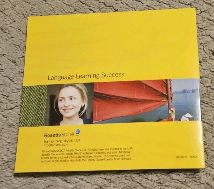 Rossetta Stone Spanish Level 1 CD Set Tested Plays