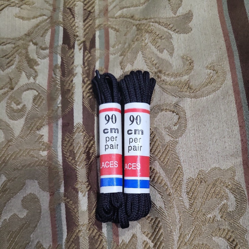 Generic Brand Shoe Laces black (90 cm Per Pair)