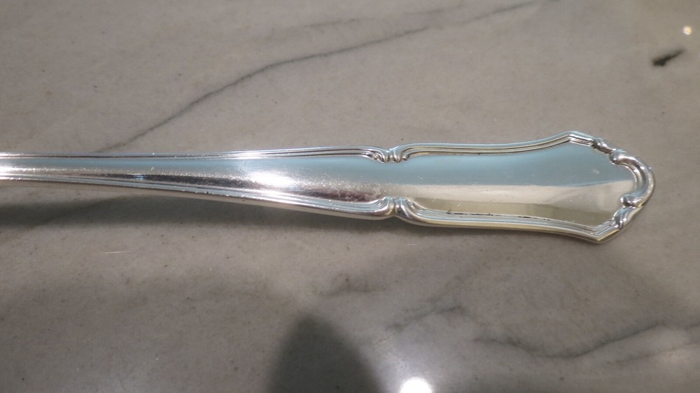 German Sterling Silver 800 Large Serving Fork Solid NM
