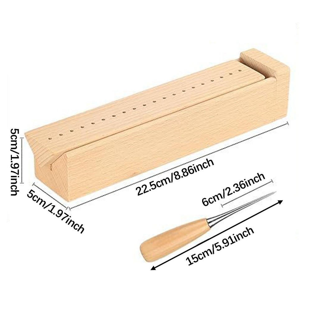 Book Binding Cradle with Piercing Guide with AN Awl
