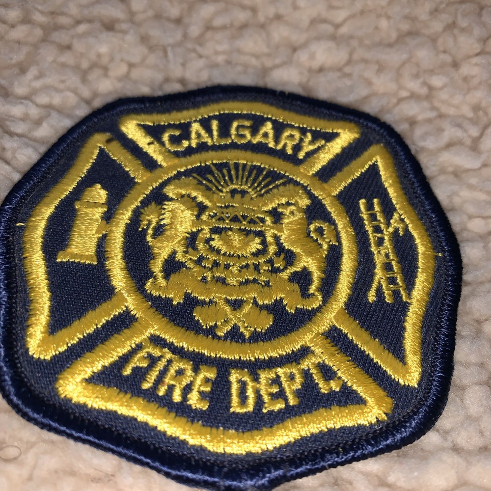 Vintage Calgary, Canada Fire Patch