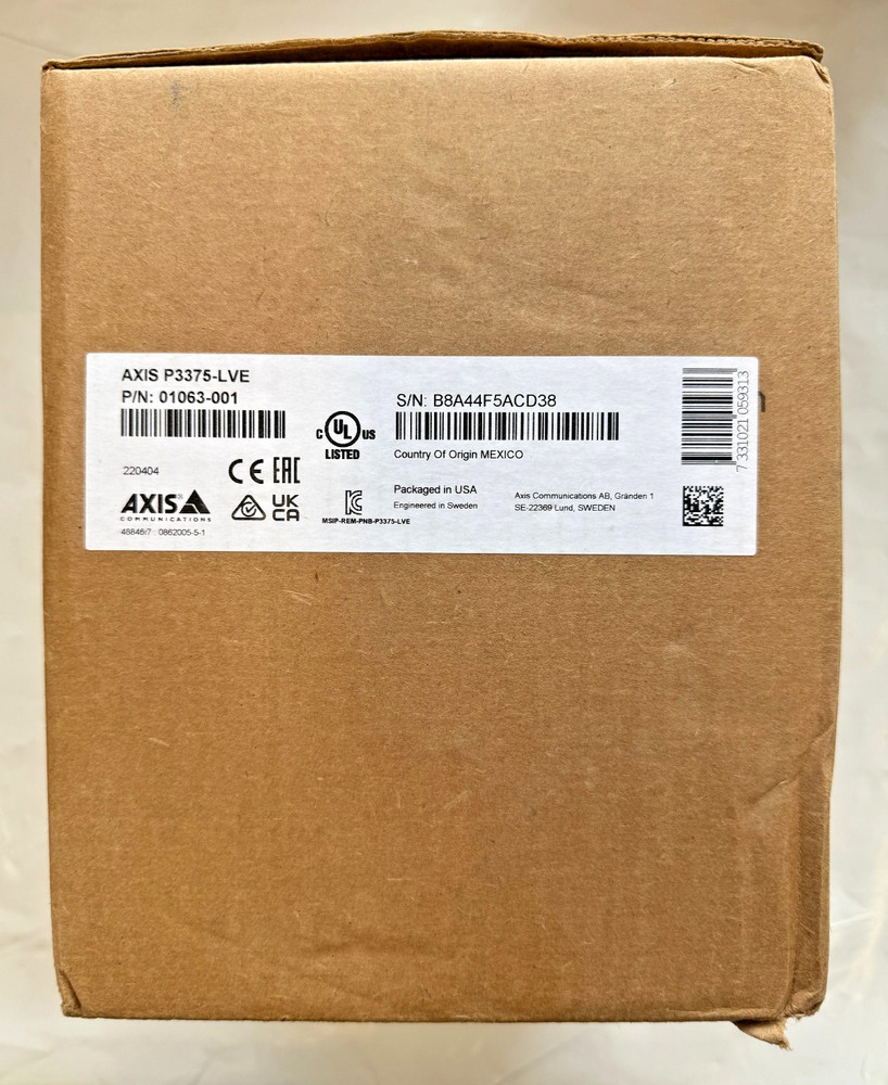 AXIS P3375-LVE OUTDOOR HD DOME CAMERA