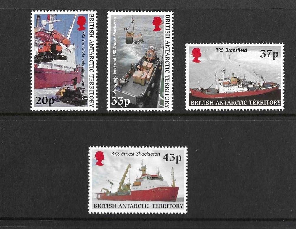 British Antarctic Territory 2000 MNH Survey Ships sg 325/8