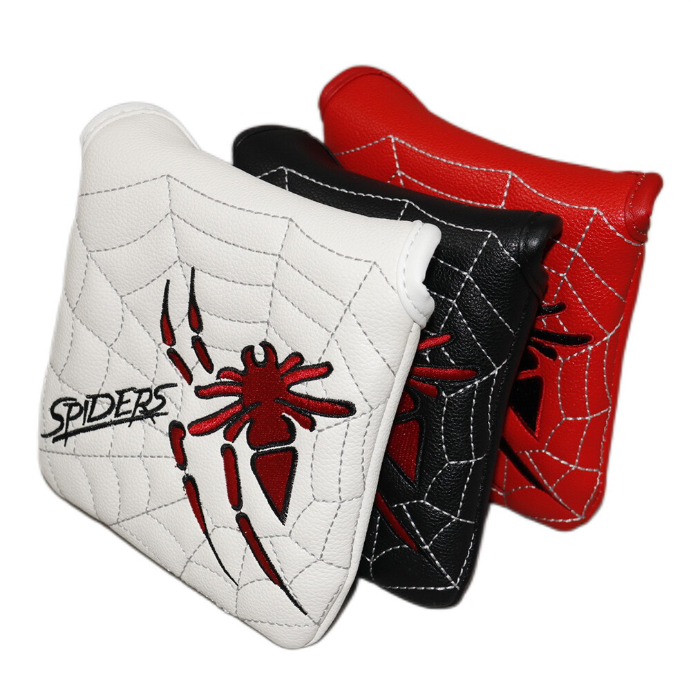 Golf Putter Covers Square Design with Spider Pattern In-Stock Golf Accessories