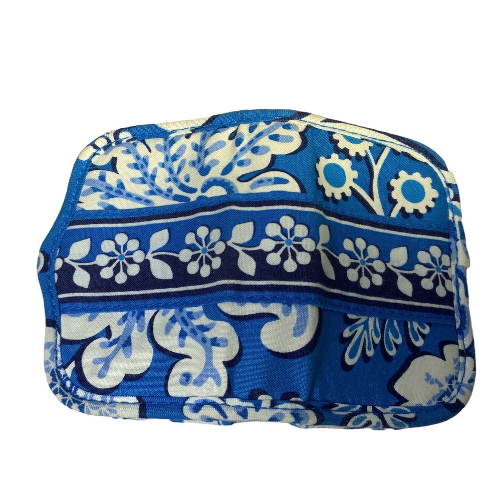 Vera Bradley Small Billfold Wallet Blue Lagoon pattern