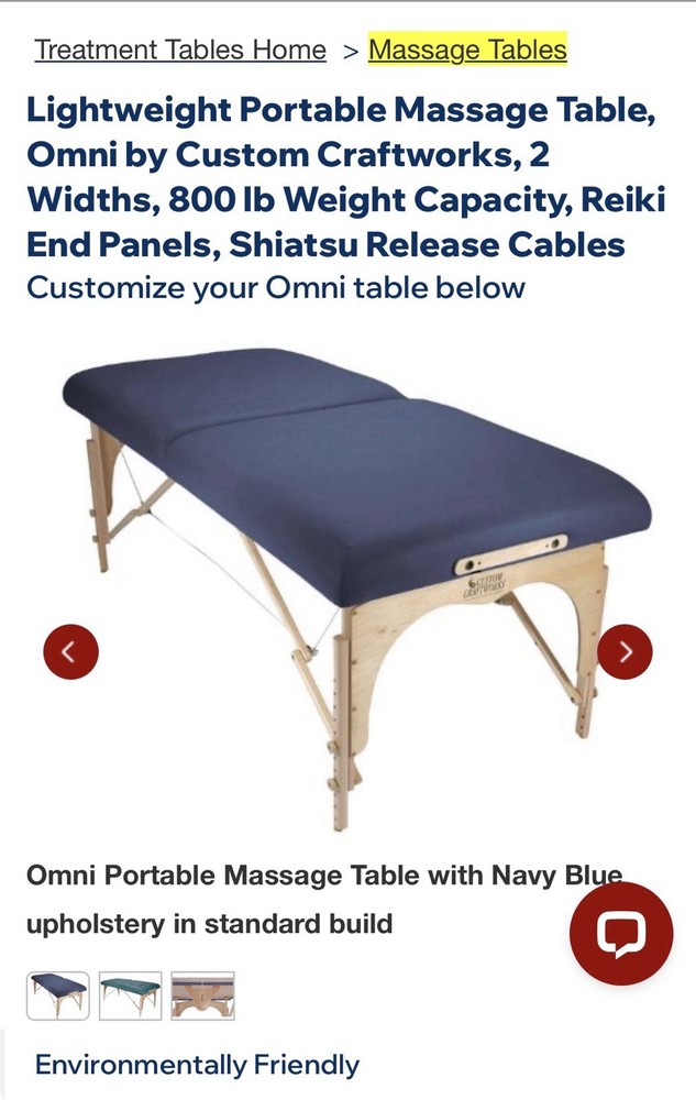 Earthlite Harmony DX Portable Massage Table Full